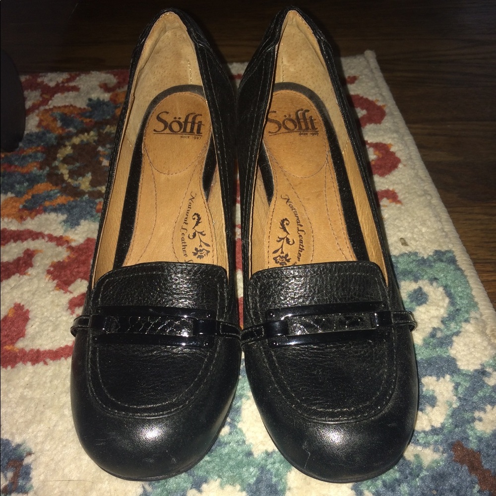 Sofft Black Heels 7.5